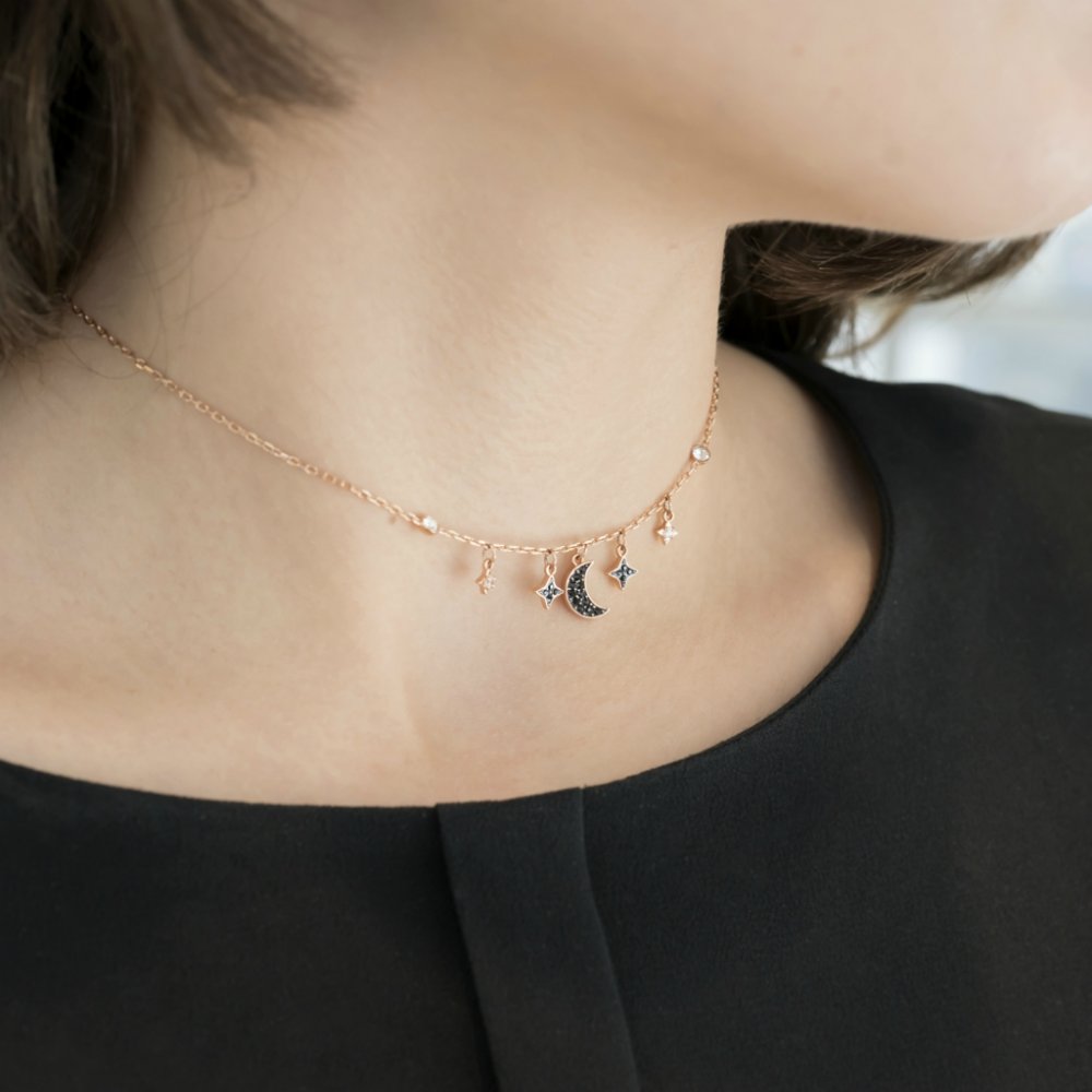 Swarovski Luna Choker Necklace - Farfetch