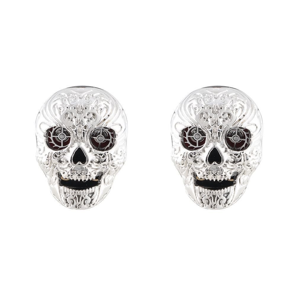 Cufflinks Tf Est. 1968 Geneve Suisse &quot;Skull&quot;