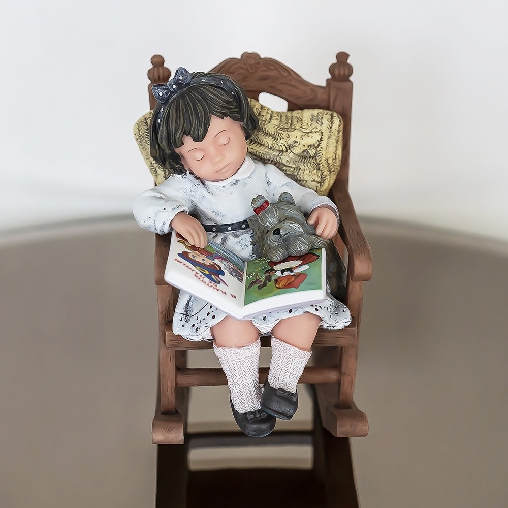 Statuette Nadal &quot;On grandma's rocking chair&quot;