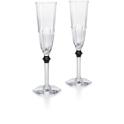 Set of champagne glasses Baccarat "Harcourt"