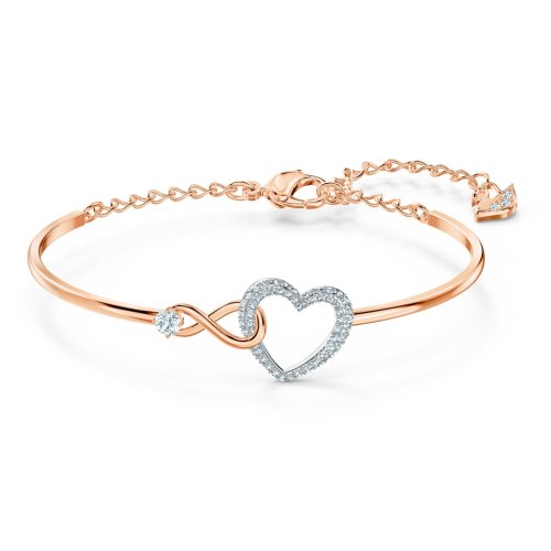 Bracelet Swarovski "Heart & Infinity"