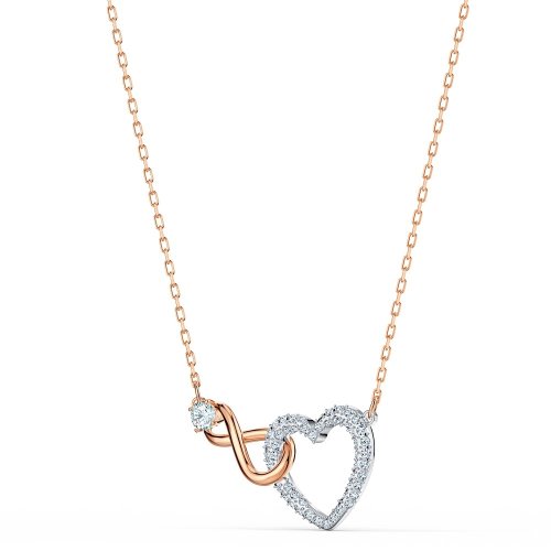 Necklace Swarovski "Heart & Infinity"