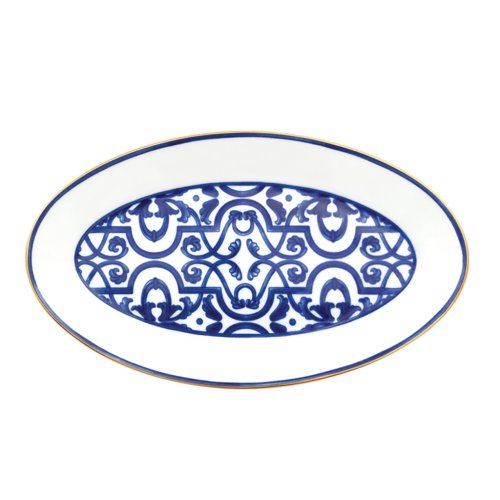 Оval dish Porcel "Blue Legacy"