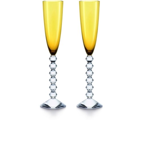 Set of champagne glasses Baccarat "Vega Flutissimo"