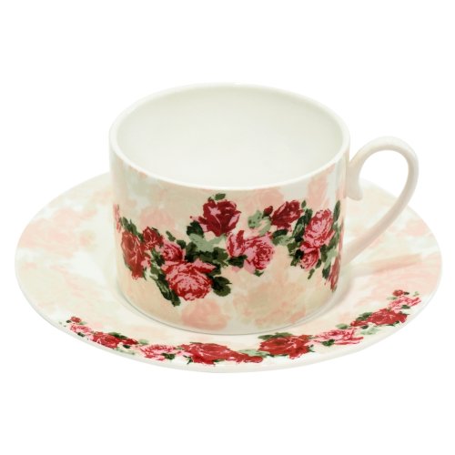 Cup with saucer Blumarine "Rose"